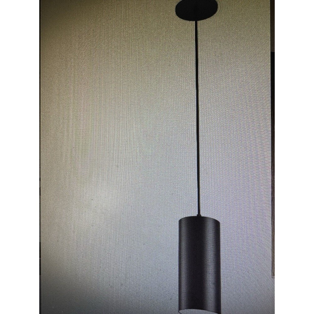 4” Diameter Pendant Light, 25 W Cylinder Adjustable Hanging Light
